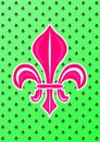 Fleur de Lis Symbol Royalty Free Stock Photo