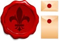 Fleur De Lis Wax Seal