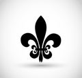Fleur de lise vector set Royalty Free Stock Photo
