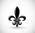 Fleur de lise vector set Royalty Free Stock Photo