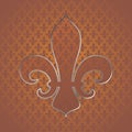 Fleur de lys Royalty Free Stock Photo