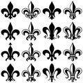 Fleur de Lys Collection Royalty Free Stock Photo