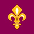 Fleur-de-lys (Flower de luce), Royal heraldic Lily.