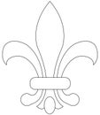 Fleur de lys vector