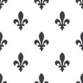 Fleur-de-lys, vector seamless pattern