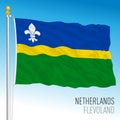 Flevoland provincial flag, Netherlands, EU