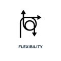 flexibility icon. flexibility concept symbol design, vector illu Royalty Free Stock Photo