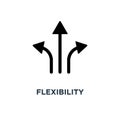 flexibility icon. flexibility concept symbol design, vector illu Royalty Free Stock Photo