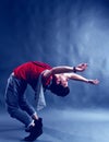 Flexible Breakdancer Royalty Free Stock Photo