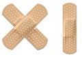 Flexible fabric bandage