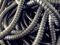 Flexible Metal Conduit Royalty Free Stock Photo