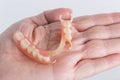 Flexible nylon denture