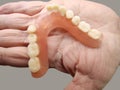 Flexible nylon denture