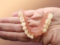 Flexible nylon denture