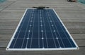 Flexible polycrystalline solar panel for yachts on the berth deck