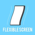 Flexible smartphone screen