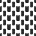 Flexible spring pattern seamless vector