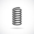 Flexible spring vector icon