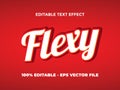 FLEXY 3D EDITABLE TEXT EFFECT