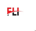 FLI Letter Initial Logo Design Vector Illustration Royalty Free Stock Photo