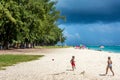 Flic en Flac beach on the west coast of Mauritius