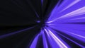 Flickering glowing lines in rotating tunnel. Motion. Beautiful animation with sparkling lines and rotating tunnel