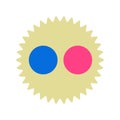 Flickr logo. Flickr is an image hosting video hosting website, photo sharing site for storing user . Kharkiv, Ukraine - June, 2020