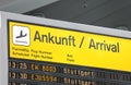 Flight arrival schedule Tegel airport Berlin Germany