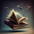 Flight of Books. Generative AI