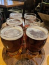 Flight of dark beers