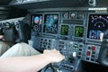 Flight Deck Royalty Free Stock Photo