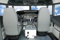 Flight Deck Simulator Royalty Free Stock Photo