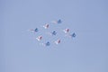 Flight groups Swifts and Russian Knights - Cuban diamond