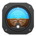 Flight instrument attitude indicator