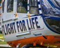 Flight For Life Rescue Helicopter Royalty Free Stock Photo