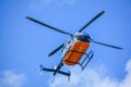 Flight For Life Rescue Helicopter Royalty Free Stock Photo