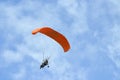 Flight of a motor paraplan