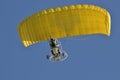 Flight of a motor paraplan