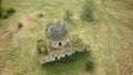 Flight Over Abandoned Orthodox Church aerial