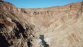 Flight over fish river canyon in southern Namibia