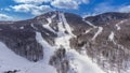 Flight over the magnificent Mont Orford