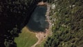 Aerial of Toplitzsee and Kammersee, Austria