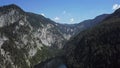 Aerial of Toplitzsee and Kammersee, Austria