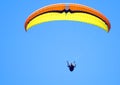 Flight on a parachute-wing Royalty Free Stock Photo