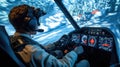 Flight Simulation Pilot Training Aviation Technology Hyper-realistic Simulation Virtual Aviation Experiences.Flight Simulator