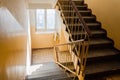 flight of stairs in old entrance of an apartment building Royalty Free Stock Photo