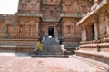Flight of steps leading to Northern entrance, Brihadisvara Temple, Tanjore, Tamil Nadu Royalty Free Stock Photo