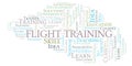 Flight Training word cloud.