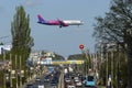 Flights landing at Bucharest Henri Coanda International Airport, Otopeni, Romania