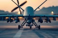 Flights of military drones using artificial intelligence in combat